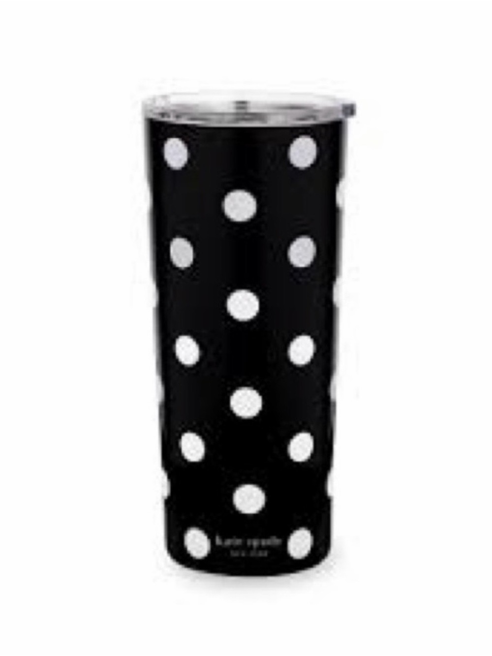 Kate Spade ♠️ NY white polka dot Tumbler Set NWT - Picture 3 of 6